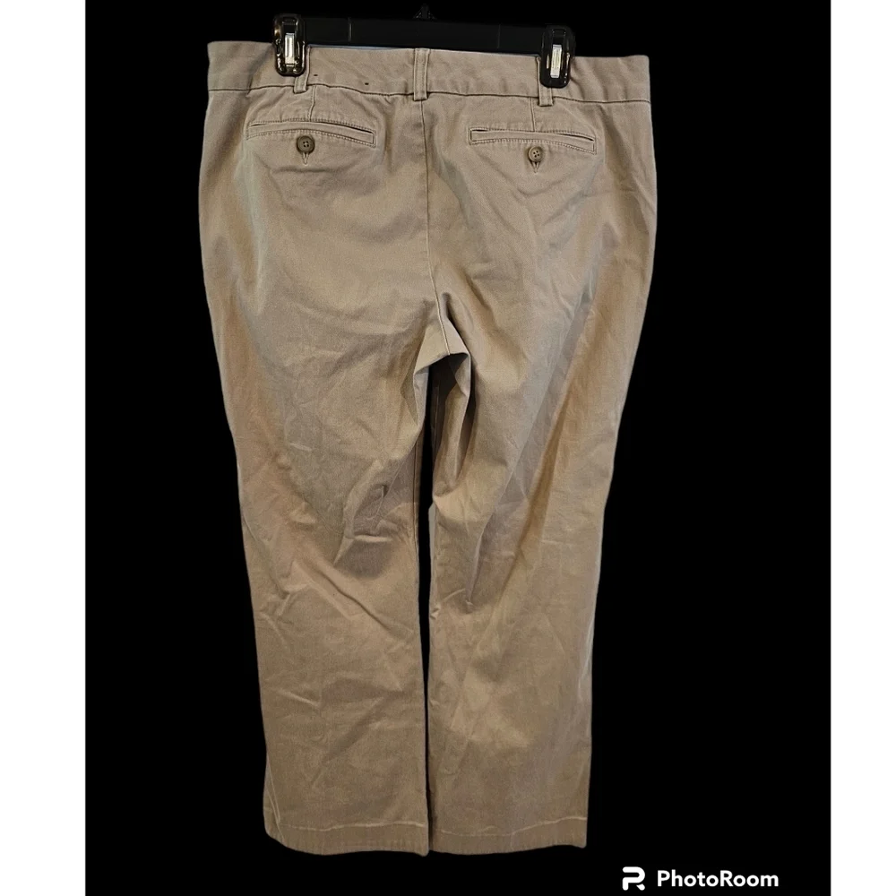 3/$25 Lands' End Size 12 Fit 1 Kahaki Pants
